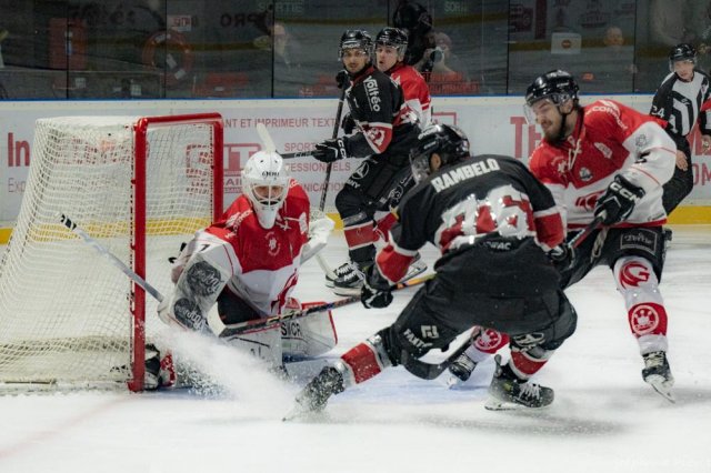 Photo hockey match Bordeaux - Amiens  le 28/01/2025