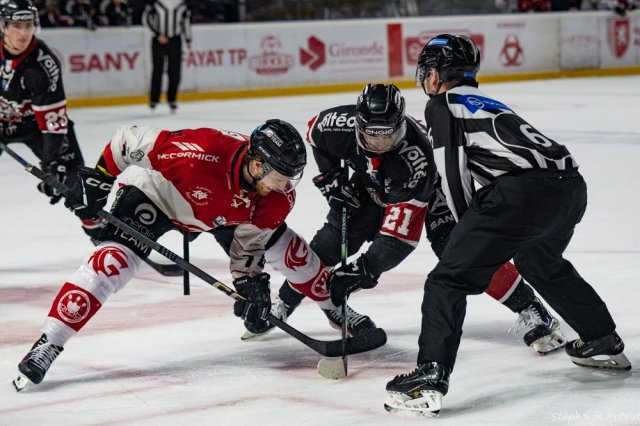 Photo hockey match Bordeaux - Amiens  le 28/01/2025