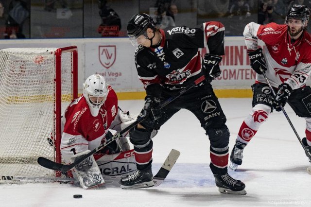 Photo hockey match Bordeaux - Amiens  le 28/01/2025