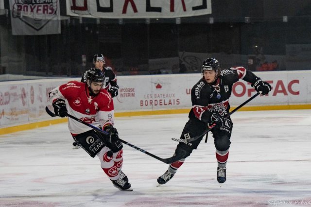 Photo hockey match Bordeaux - Amiens  le 28/01/2025