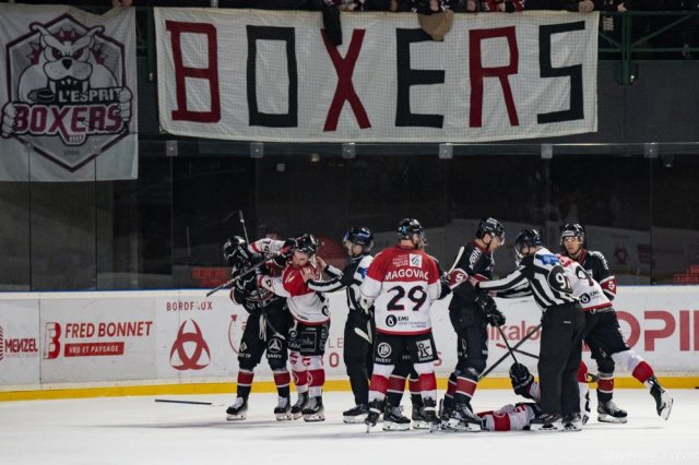Photo hockey match Bordeaux - Amiens  le 28/01/2025