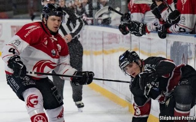 Photo hockey match Bordeaux - Amiens  le 28/01/2025