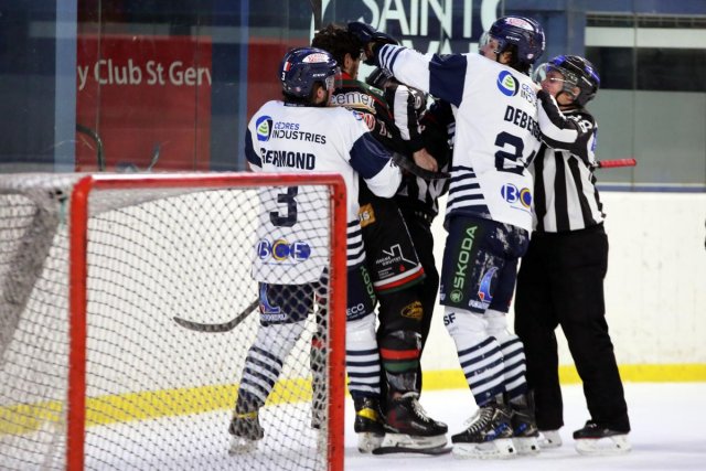 Photo hockey match Mont-Blanc - Dunkerque le 29/01/2025