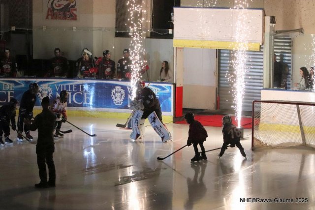 Photo hockey match Nice - Chamonix  le 28/01/2025