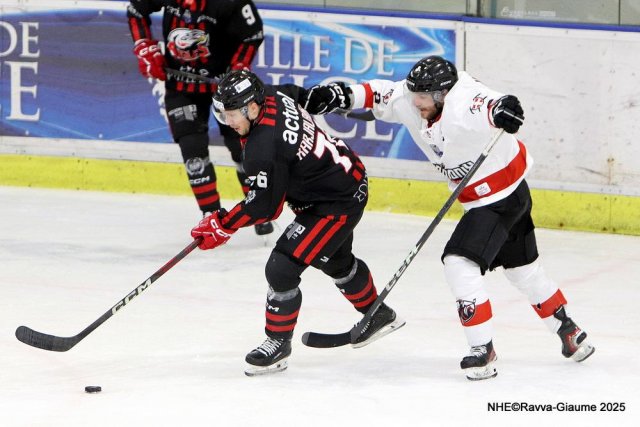 Photo hockey match Nice - Chamonix  le 28/01/2025