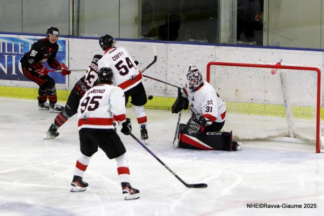 Photo hockey match Nice - Chamonix  le 28/01/2025