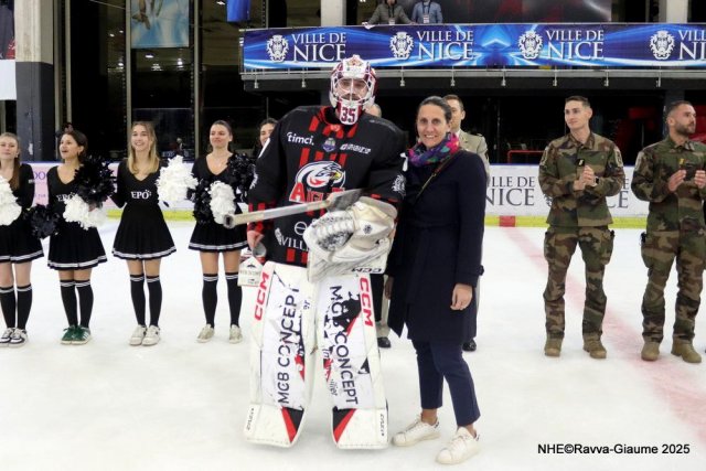 Photo hockey match Nice - Chamonix  le 28/01/2025