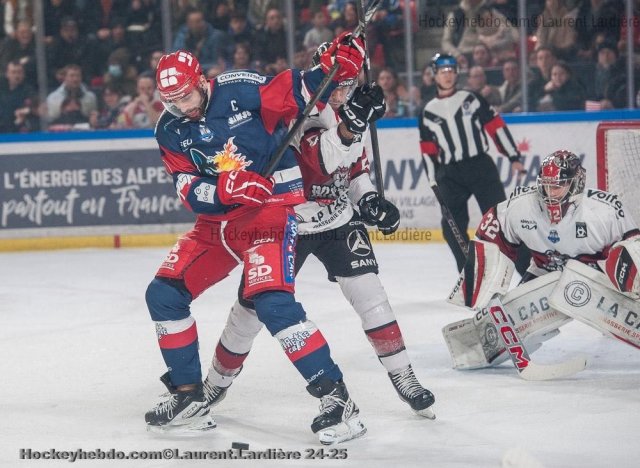 Photo hockey match Grenoble  - Bordeaux le 31/01/2025