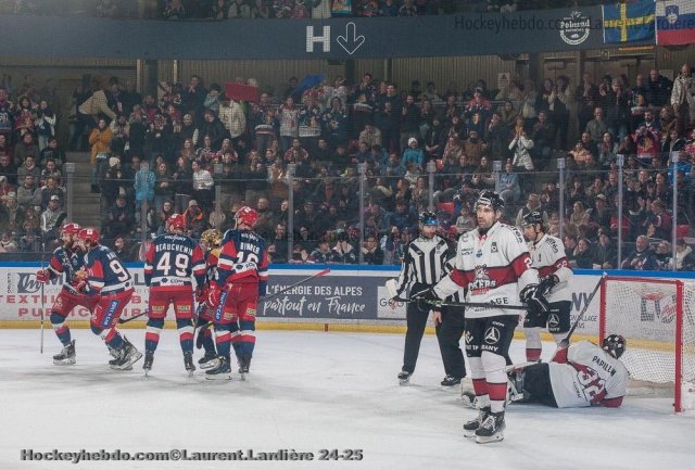 Photo hockey match Grenoble  - Bordeaux le 31/01/2025
