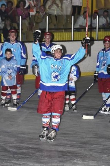 Photo hockey reportage Match de gala sur la glace havraise