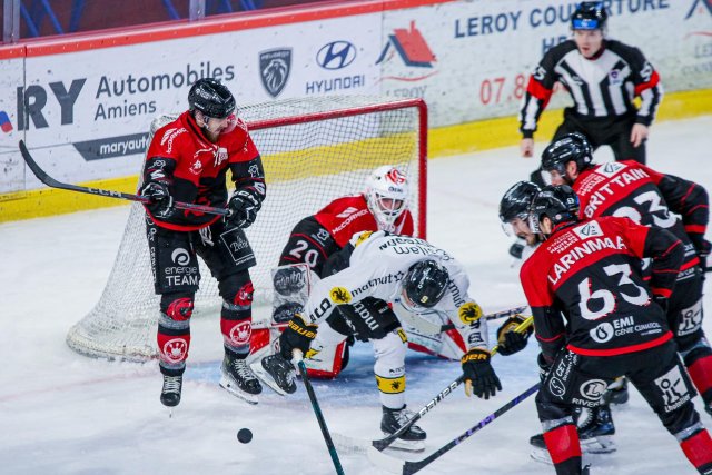 Photo hockey match Amiens  - Rouen le 31/01/2025