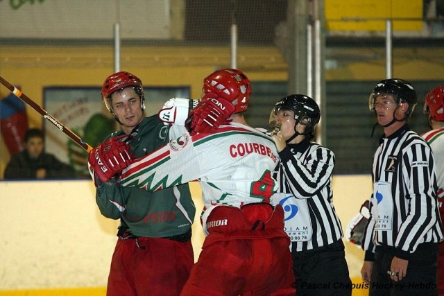 Photo hockey match Cergy-Pontoise - Courbevoie  le 07/11/2009