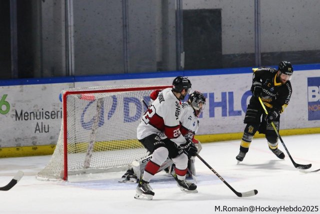 Photo hockey match Rouen - Bordeaux le 11/02/2025