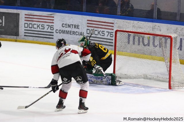 Photo hockey match Rouen - Bordeaux le 11/02/2025