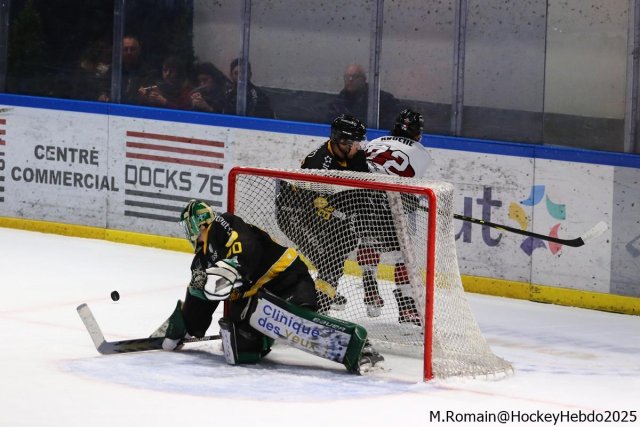 Photo hockey match Rouen - Bordeaux le 11/02/2025