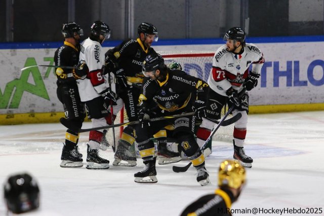 Photo hockey match Rouen - Bordeaux le 11/02/2025