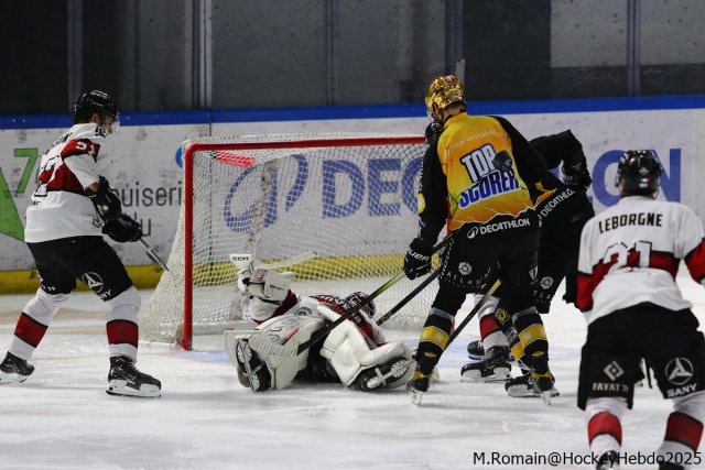 Photo hockey match Rouen - Bordeaux le 11/02/2025