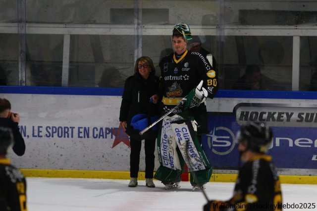 Photo hockey match Rouen - Bordeaux le 11/02/2025