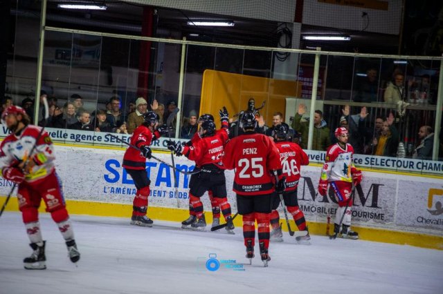 Photo hockey match Chamonix  - Grenoble  le 18/02/2025
