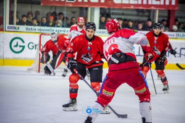 Photo hockey match Chamonix  - Grenoble  le 18/02/2025