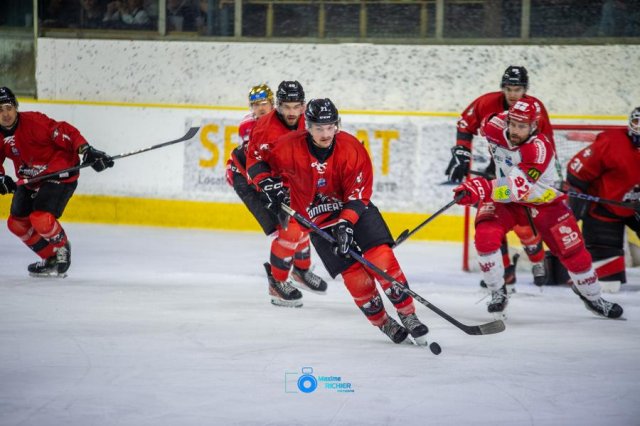Photo hockey match Chamonix  - Grenoble  le 18/02/2025