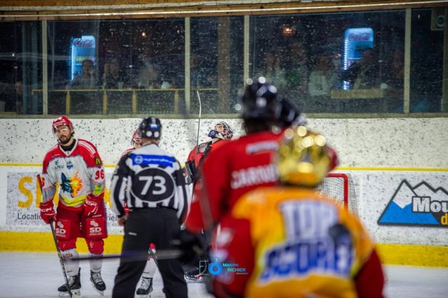 Photo hockey match Chamonix  - Grenoble  le 18/02/2025