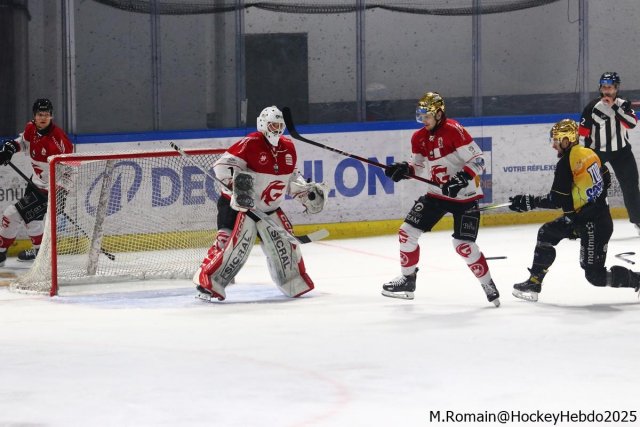 Photo hockey match Rouen - Amiens  le 28/02/2025