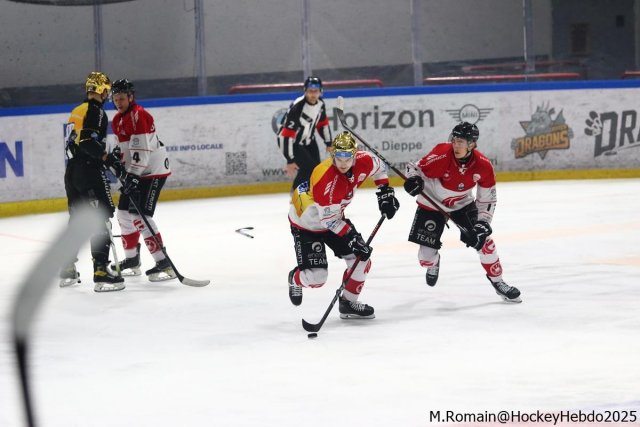 Photo hockey match Rouen - Amiens  le 28/02/2025