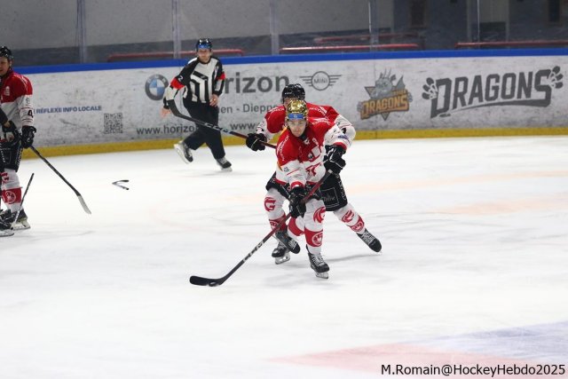 Photo hockey match Rouen - Amiens  le 28/02/2025