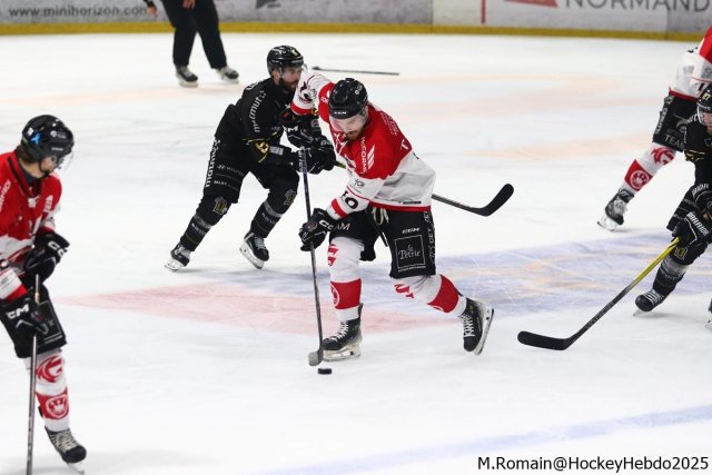Photo hockey match Rouen - Amiens  le 28/02/2025