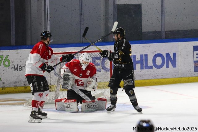 Photo hockey match Rouen - Amiens  le 28/02/2025