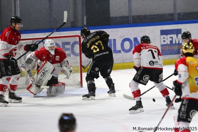 Photo hockey match Rouen - Amiens  le 28/02/2025