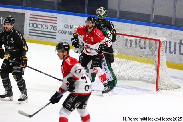 Photo hockey match Rouen - Amiens  le 28/02/2025