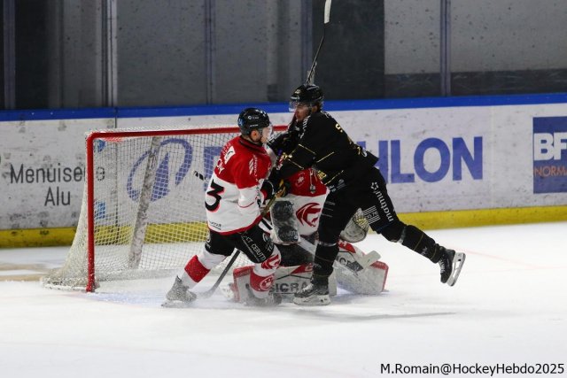 Photo hockey match Rouen - Amiens  le 28/02/2025