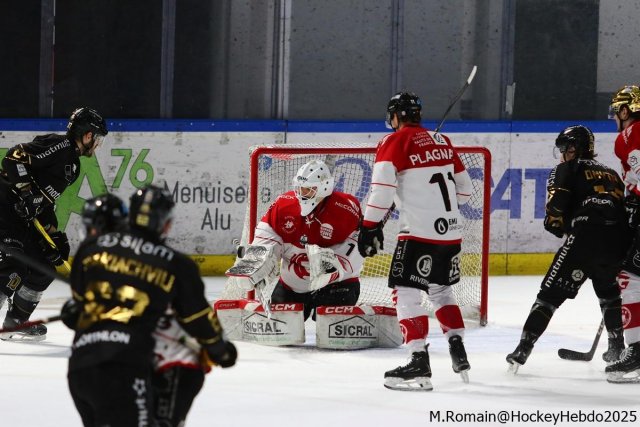 Photo hockey match Rouen - Amiens  le 28/02/2025