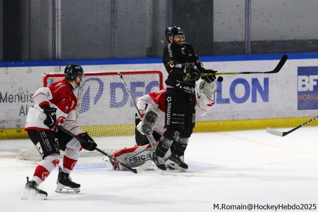 Photo hockey match Rouen - Amiens  le 28/02/2025