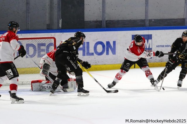 Photo hockey match Rouen - Amiens  le 28/02/2025