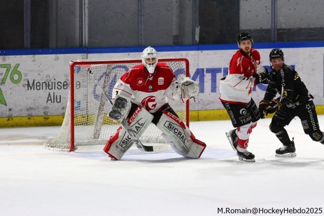 Photo hockey match Rouen - Amiens  le 28/02/2025