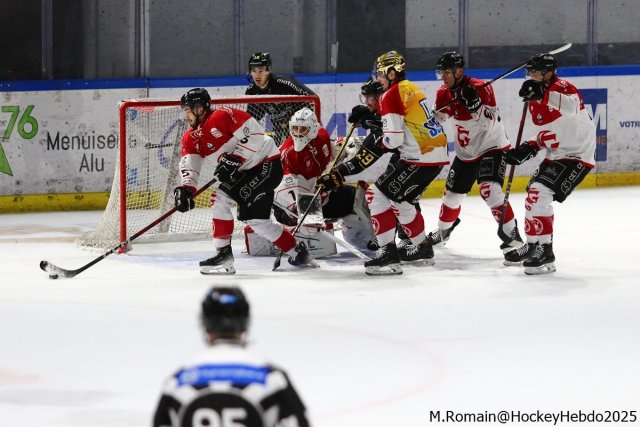 Photo hockey match Rouen - Amiens  le 28/02/2025