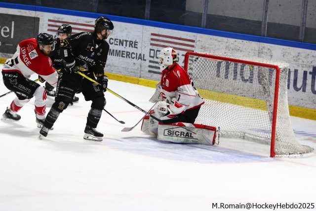 Photo hockey match Rouen - Amiens  le 28/02/2025