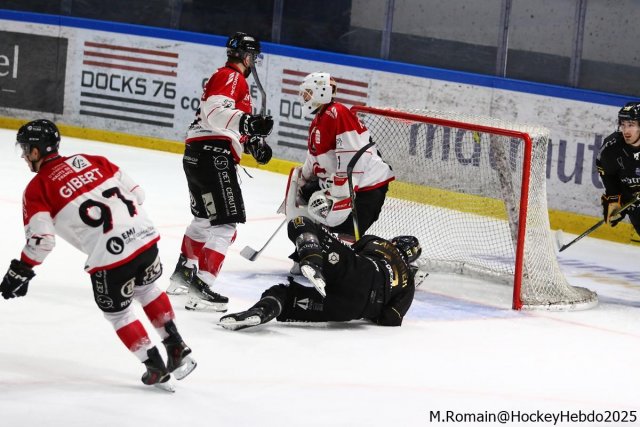 Photo hockey match Rouen - Amiens  le 28/02/2025