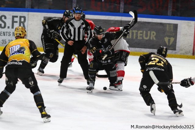 Photo hockey match Rouen - Amiens  le 28/02/2025