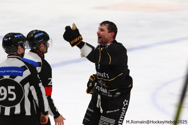 Photo hockey match Rouen - Amiens  le 28/02/2025