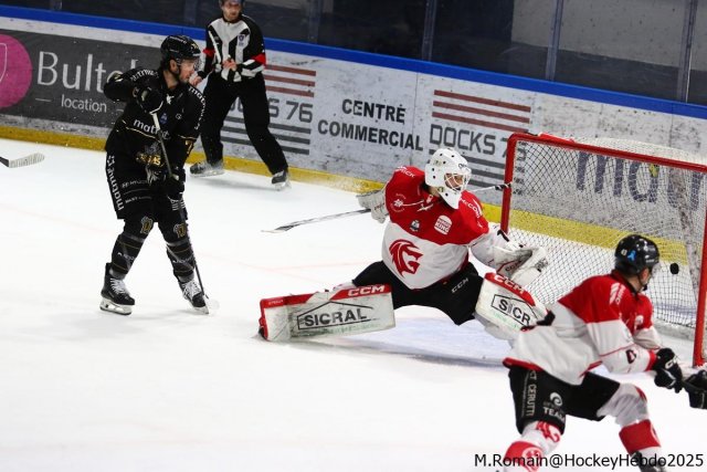 Photo hockey match Rouen - Amiens  le 28/02/2025
