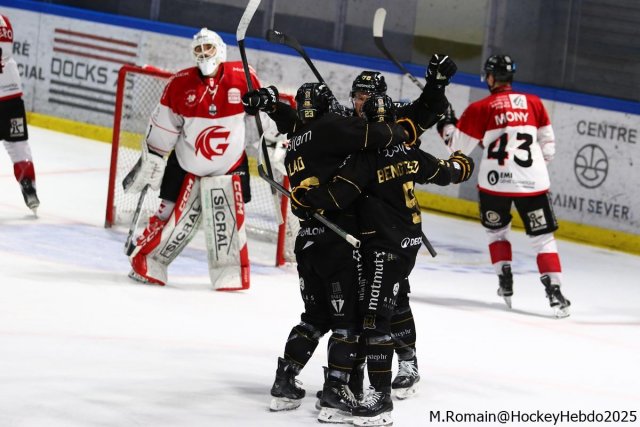 Photo hockey match Rouen - Amiens  le 28/02/2025