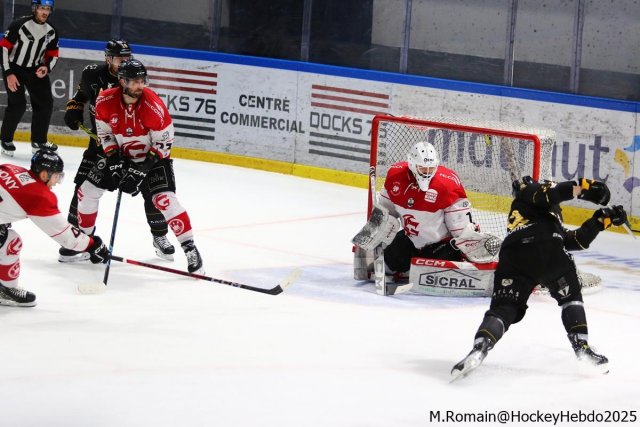 Photo hockey match Rouen - Amiens  le 28/02/2025
