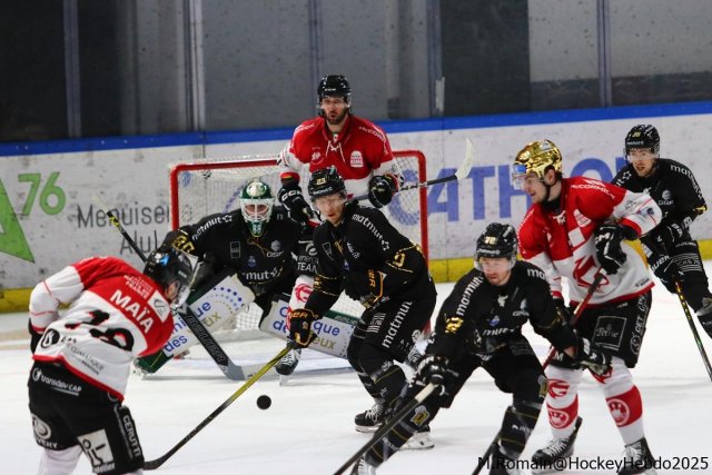 Photo hockey match Rouen - Amiens  le 28/02/2025