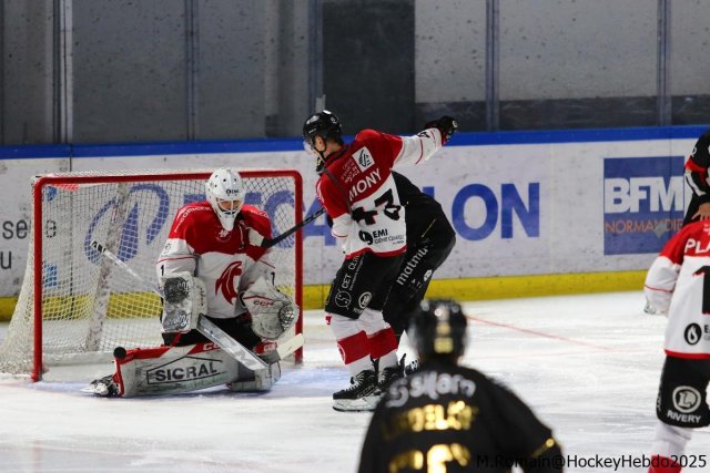 Photo hockey match Rouen - Amiens  le 28/02/2025