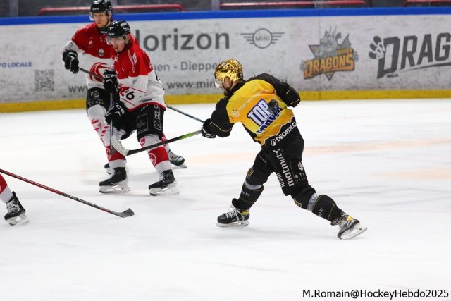 Photo hockey match Rouen - Amiens  le 28/02/2025