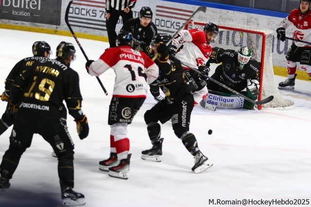 Photo hockey match Rouen - Amiens  le 28/02/2025